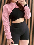 Sudadera Crop Top Mujer